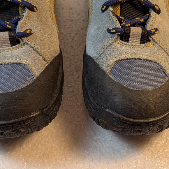 NWOB Cannondale Mountain Bike Shoes Womens 9.5 US Blue/Gold Comfortable Clipless - Picture 6 of 9